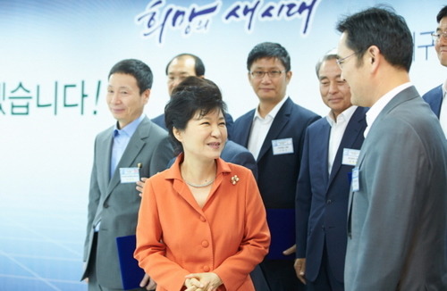 대통령과 대기업 부회장.jpg | 인스티즈