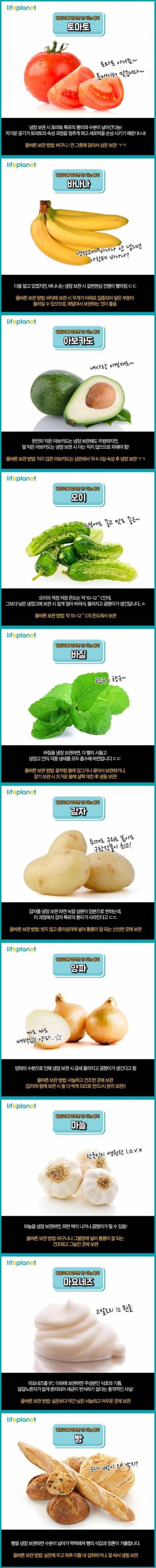 냉장고에 넣으면 안되는 음식 | 인스티즈