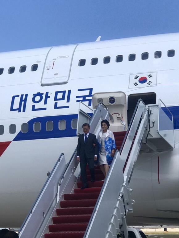 문재인 대통령 미국 워싱턴 도착 사진 .jpg | 인스티즈