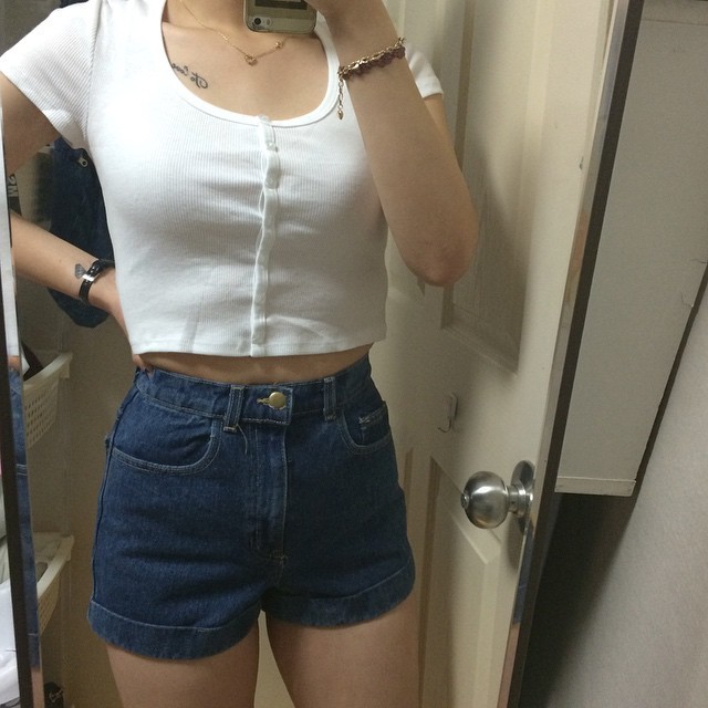 아메리칸 어패럴 입은 처자들의 패션 몸매가 ㅎㄷㄷㄷㄷㄷㄷ 호불호 甲 | 인스티즈