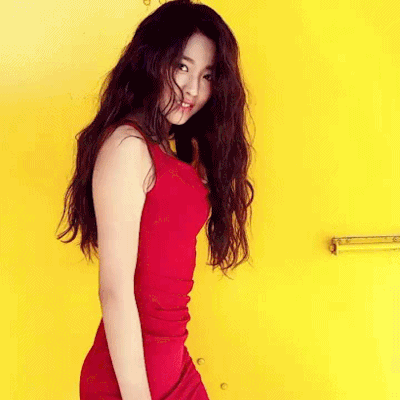 빨간 원피스 입은 설현.jpg | 인스티즈