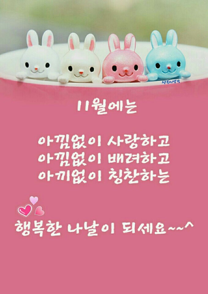 １１월 이미지