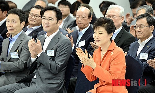 대통령과 대기업 부회장.jpg | 인스티즈