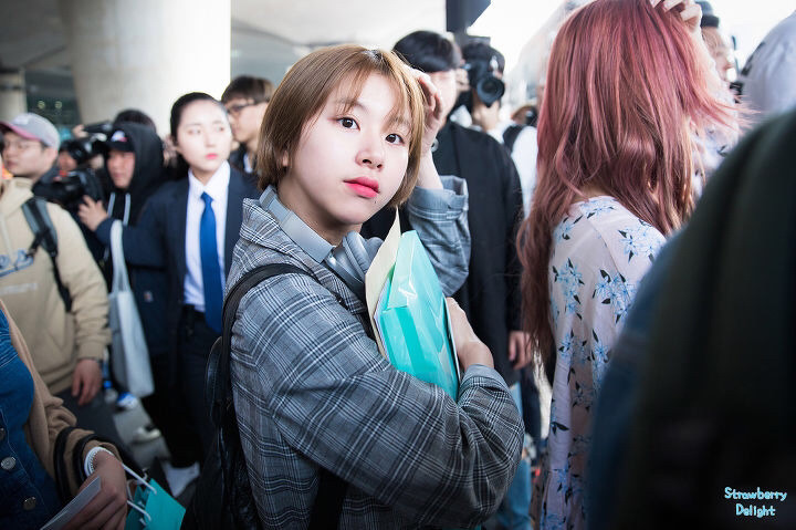 싱가폴 콘서트마치고 170430 입국한 트와이스 채영+미나 | 인스티즈