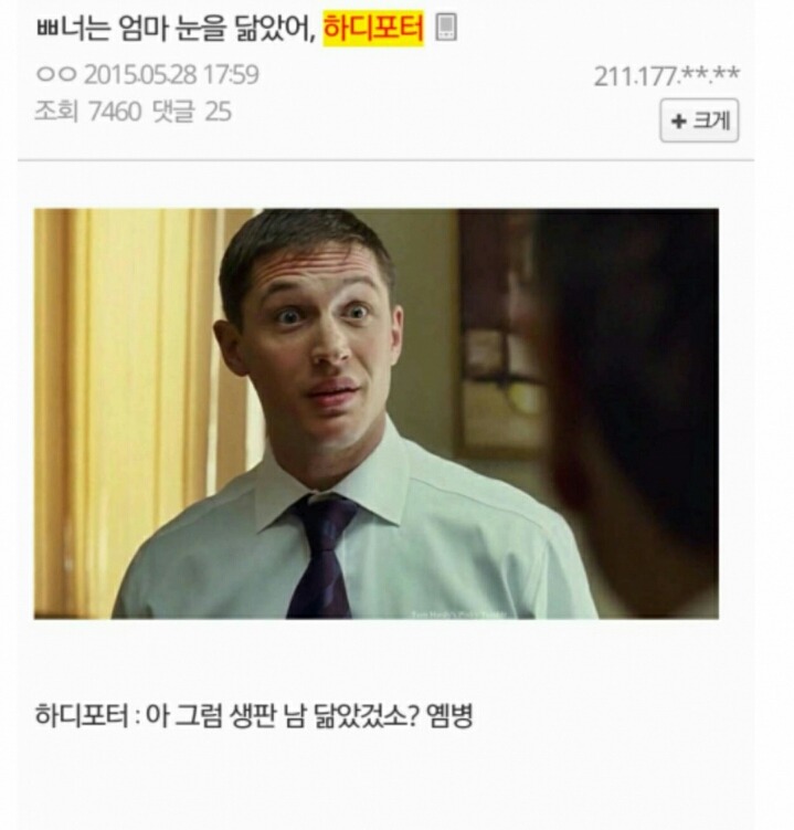하디포터와 마법사의 돌주먹 | 인스티즈