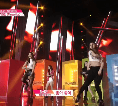 [프로듀스101] 스톤나영 핑거팁스 움짤 | 인스티즈