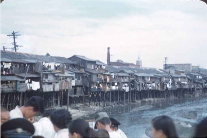 1958년 서울 청계천 수상가옥 판자집 | 인스티즈