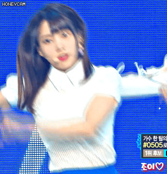 오늘 음중 다이아 채연,주은.gif | 인스티즈