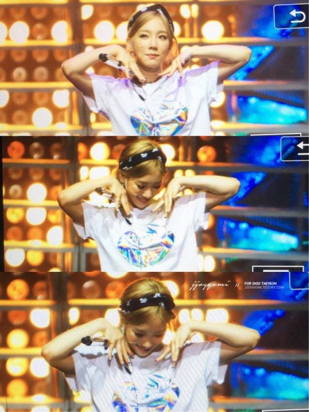 오늘자 부산콘서트에서 맘먹고 애교 보여준 태연.jpg | 인스티즈