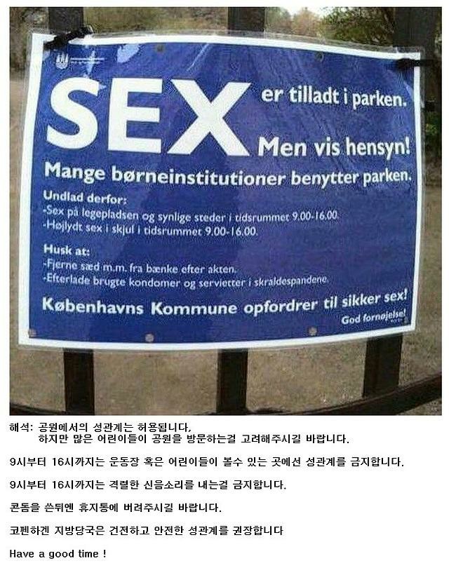 공원에서 합법적으로 하는게 가능한 나라 | 인스티즈