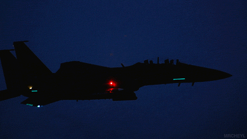 F-15 전투기 야간 비행.gif | 인스티즈