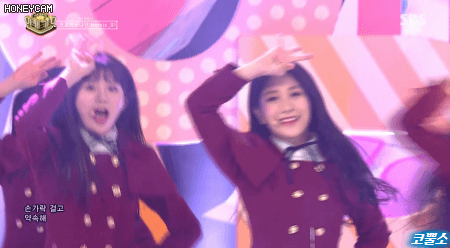 프로미스나인_인기가요.gif | 인스티즈