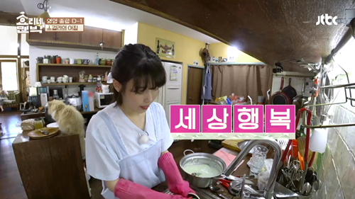 [효리네민박] 설거지 사수하는 아이유. jpgif | 인스티즈