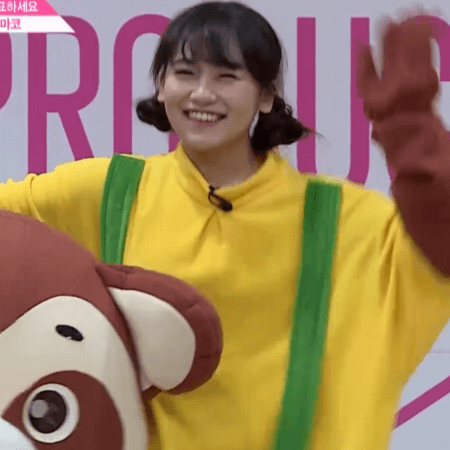 프로듀스48 너굴맨 코지마마코.gif | 인스티즈