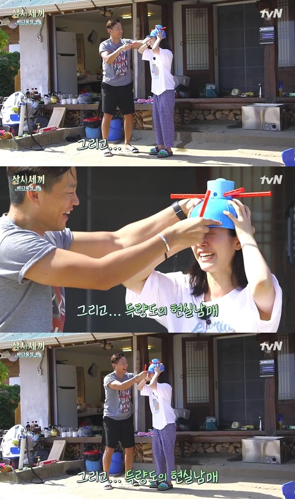 [삼시세끼] 본인들끼리 엄청 잘노는 이서진 한지민ㅋㅋ.jpg | 인스티즈