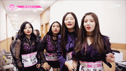 [데이터주의] 프듀48 Rumor조 비하인드 움짤 | 인스티즈