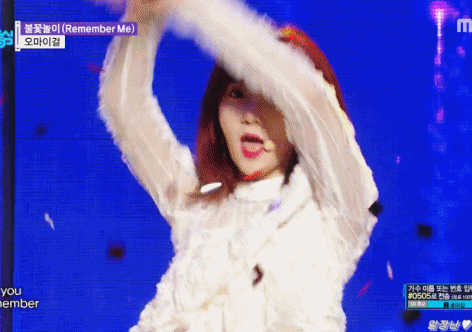 음악중심 오마이걸 비니.gif | 인스티즈