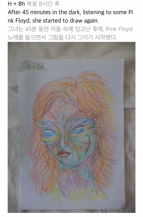 마약 LSD를 복용한 사람의 자화상 | 인스티즈