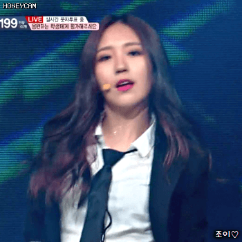 [프듀48] 스톤뮤직 배은영 긴머리 시절.jpgif | 인스티즈