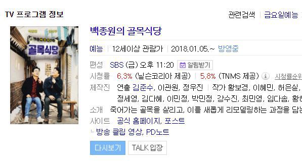 중장년층 노려서 잘나가고 있는 SBS예능 | 인스티즈