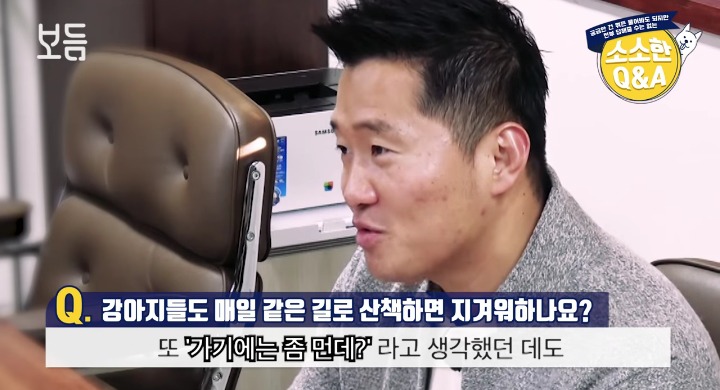 [강형욱의소소한Q&amp;A] 강아지도 매일 같은 길로 산책하면 지겨워 하나요? | 인스티즈